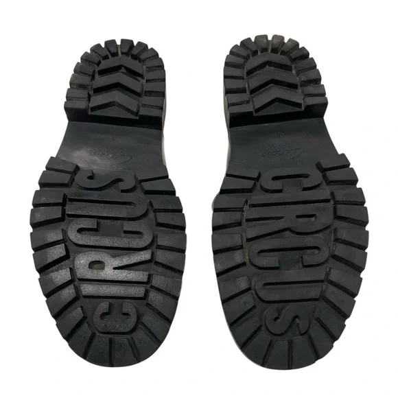 Sam Edelman Circus Everly Black Patent Platform Chunky Lug Loafers Women’s 8.5 - Picture 12 of 14